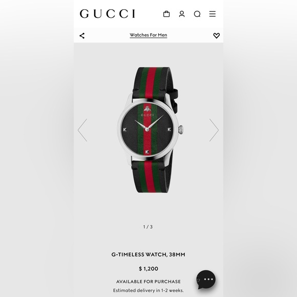NIB✨ GUCCI LUXURY WATCH ✨
G-TIMELESS WATCH, 38MM Tourneau Unisex - Picture 3 of 16